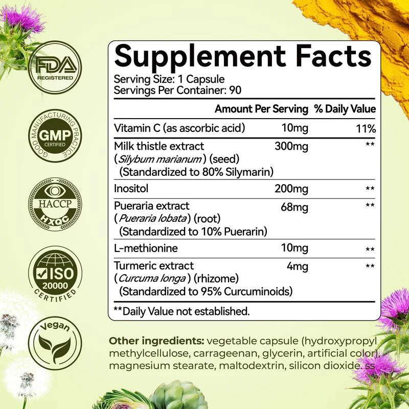 Milk Thistle Liver Support & Detox