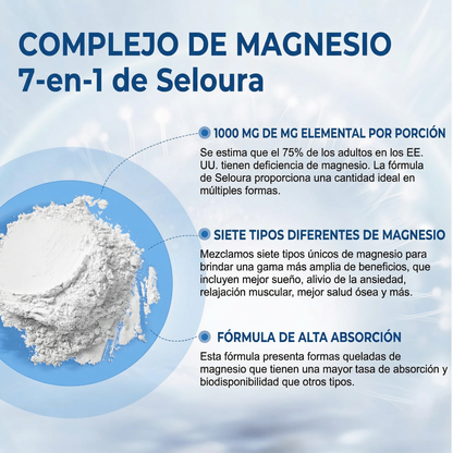 Complejo de magnesio Seloura 7 en 1