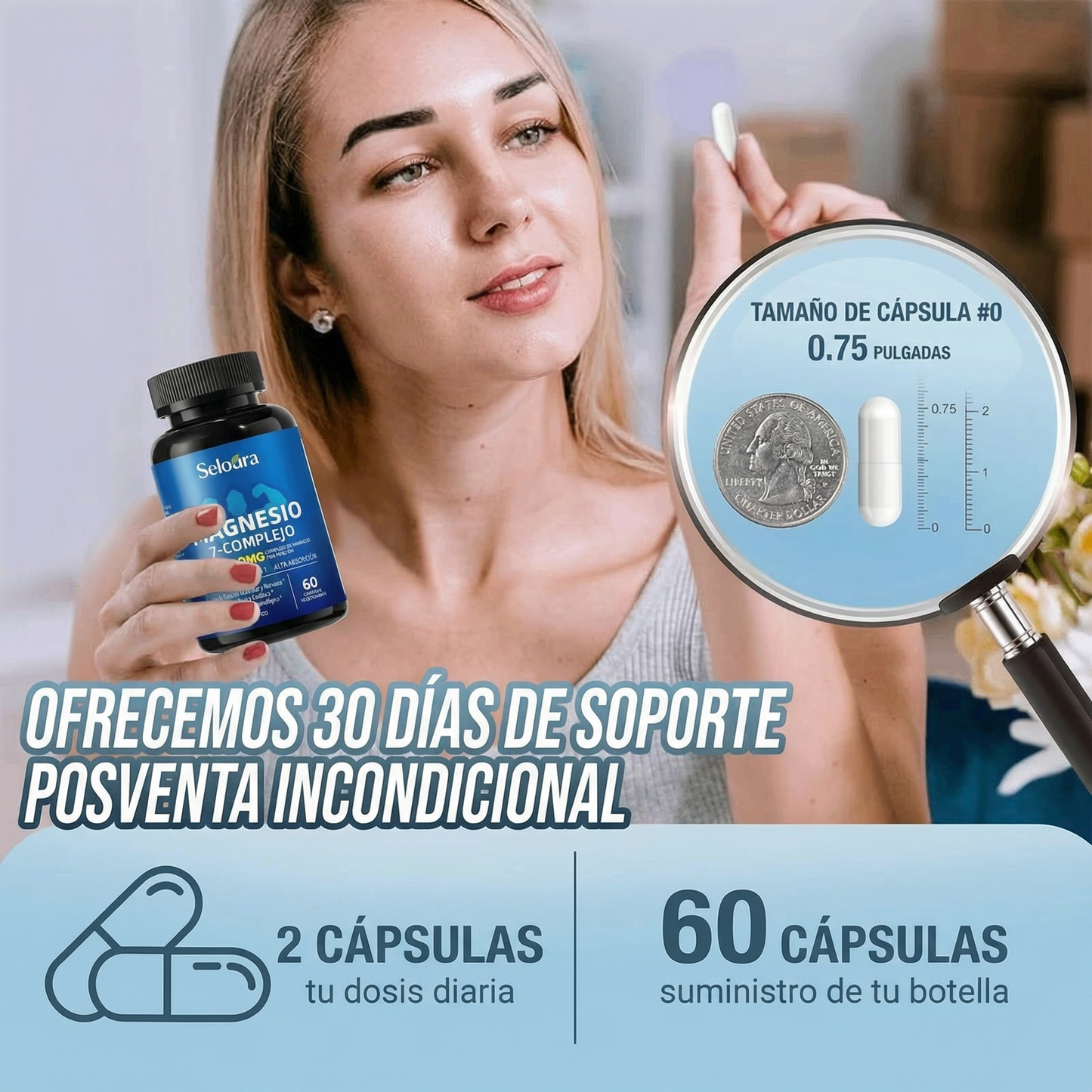 Complejo de magnesio Seloura 7 en 1