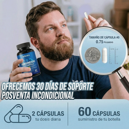 Cápsulas de complejo de magnesio Seloura 7 en 1